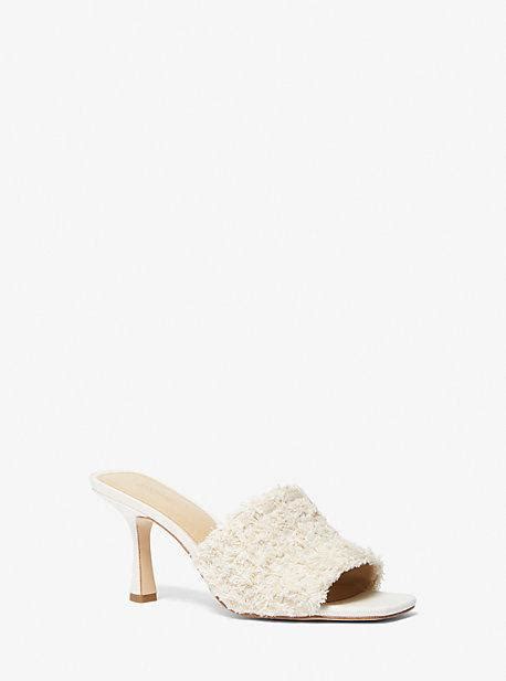 michael kors sandale weiss|michael kors tessa white sandals.